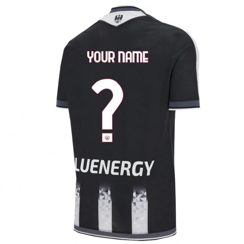 Danxen Homme Maillot Votre Nom #0 Noir Blanc Tenues Domicile 2025/26 T-Shirt