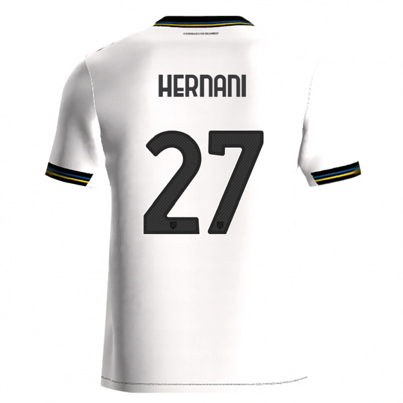 Danxen Homme Maillot Hernani #27 Blanc Noir Tenues Domicile 2025/26 T-Shirt