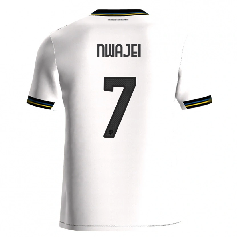 Danxen Homme Maillot Melvin Nwajei #7 Blanc Noir Tenues Domicile 2025/26 T-Shirt