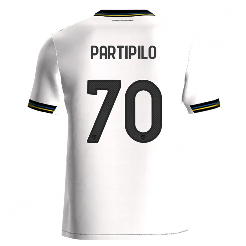 Danxen Homme Maillot Anthony Partipilo #70 Blanc Noir Tenues Domicile 2025/26 T-Shirt