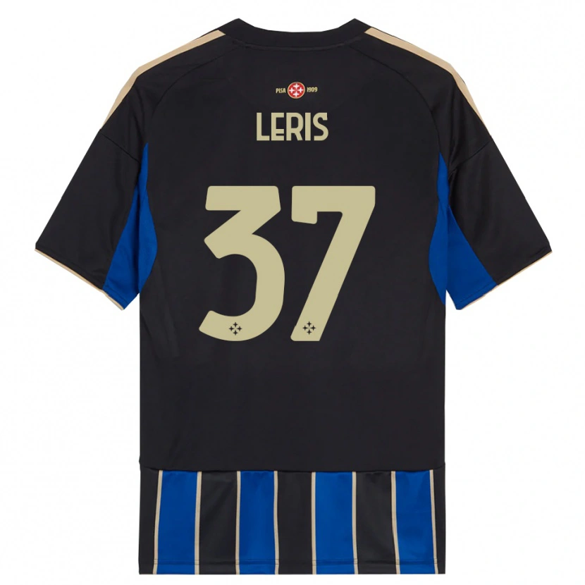 Danxen Homme Maillot Mehdi Léris #37 Noir Bleu Tenues Domicile 2025/26 T-Shirt