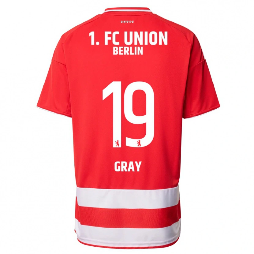 Danxen Homme Maillot Mekhi Gray #19 Rouge Blanc Tenues Domicile 2025/26 T-Shirt