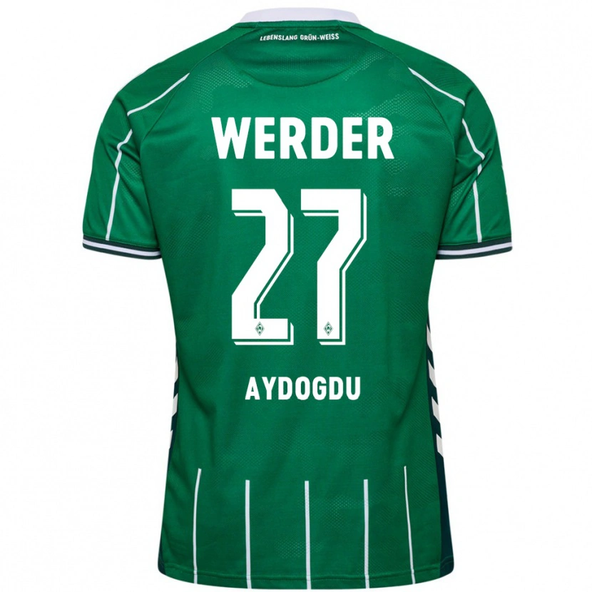 Danxen Homme Maillot Onur Aydogdu #27 Vert Blanc Tenues Domicile 2025/26 T-Shirt