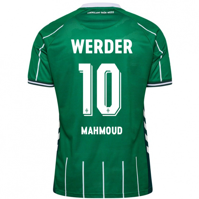 Danxen Homme Maillot Tuana Mahmoud #10 Vert Blanc Tenues Domicile 2025/26 T-Shirt