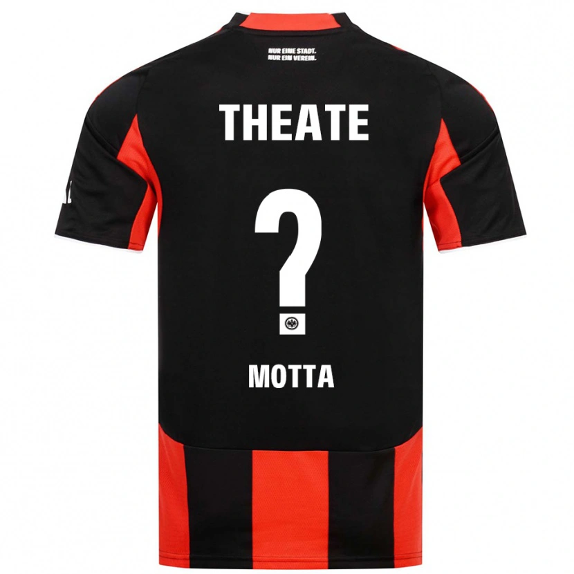 Danxen Homme Maillot Noel Motta #0 Noir Rouge Tenues Domicile 2025/26 T-Shirt