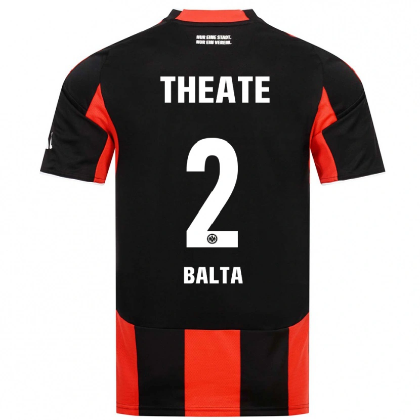Danxen Homme Maillot Sahin Balta #2 Noir Rouge Tenues Domicile 2025/26 T-Shirt