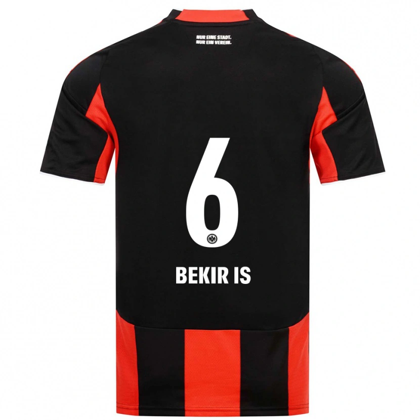 Danxen Homme Maillot Eba Bekir Is #6 Noir Rouge Tenues Domicile 2025/26 T-Shirt