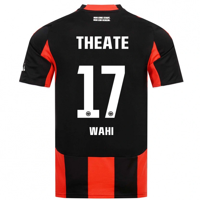 Danxen Homme Maillot Elye Wahi #17 Noir Rouge Tenues Domicile 2025/26 T-Shirt