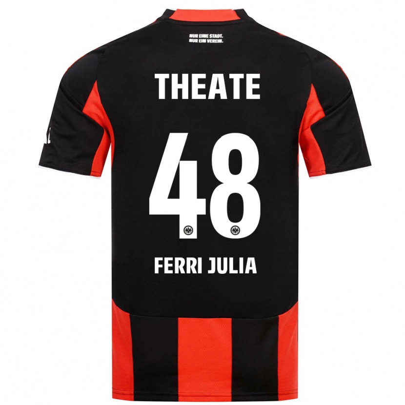 Danxen Homme Maillot Nacho Ferri #48 Noir Rouge Tenues Domicile 2025/26 T-Shirt