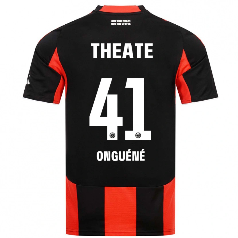 Danxen Homme Maillot Jérôme Onguéné #41 Noir Rouge Tenues Domicile 2025/26 T-Shirt