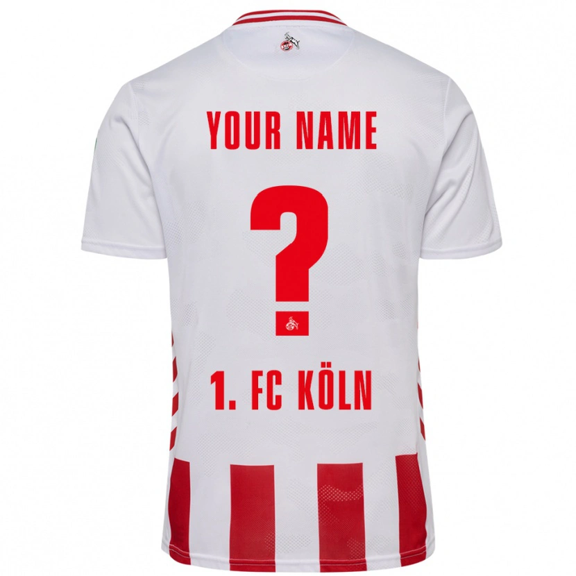 Danxen Homme Maillot Votre Nom #0 Blanc Rouge Tenues Domicile 2025/26 T-Shirt
