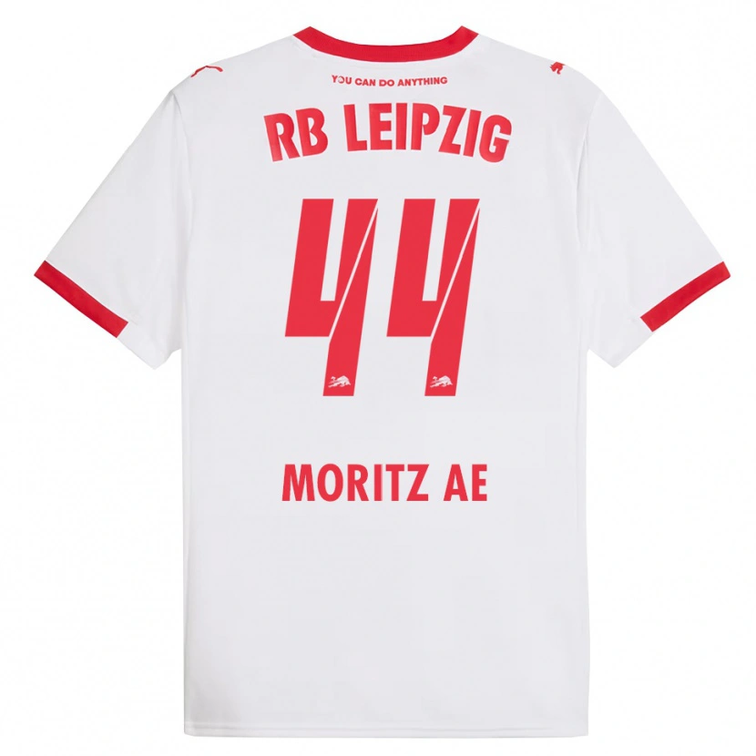 Danxen Homme Maillot Moritz Aé #44 Blanc Rouge Tenues Domicile 2025/26 T-Shirt