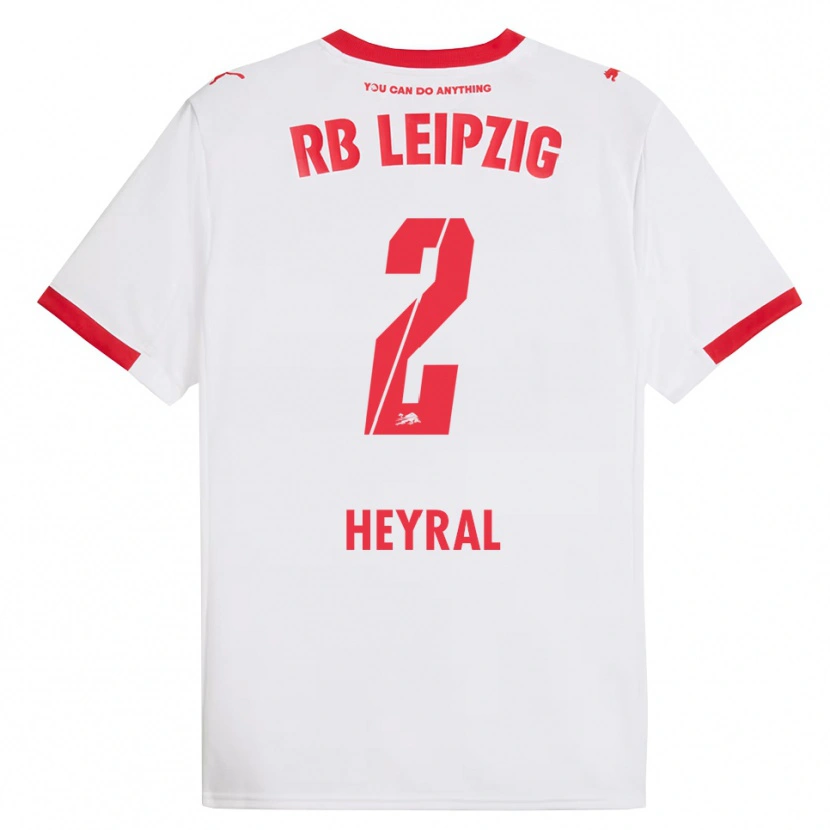 Danxen Homme Maillot Neo Heyral #2 Blanc Rouge Tenues Domicile 2025/26 T-Shirt