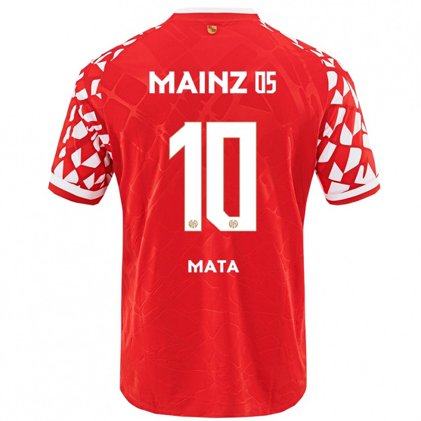 Danxen Homme Maillot Ken Mata #10 Rouge Blanc Tenues Domicile 2025/26 T-Shirt
