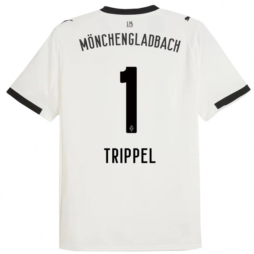 Danxen Homme Maillot Marcello Trippel #1 Blanc Noir Tenues Domicile 2025/26 T-Shirt