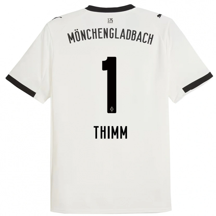 Danxen Homme Maillot Joshua Thimm #1 Blanc Noir Tenues Domicile 2025/26 T-Shirt