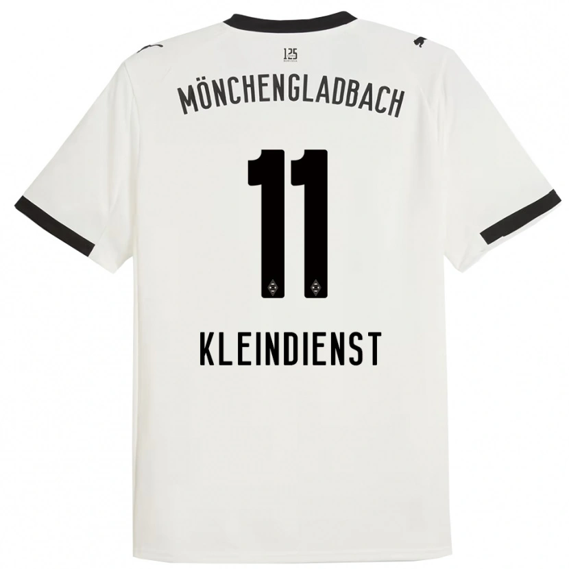 Danxen Homme Maillot Tim Kleindienst #11 Blanc Noir Tenues Domicile 2025/26 T-Shirt