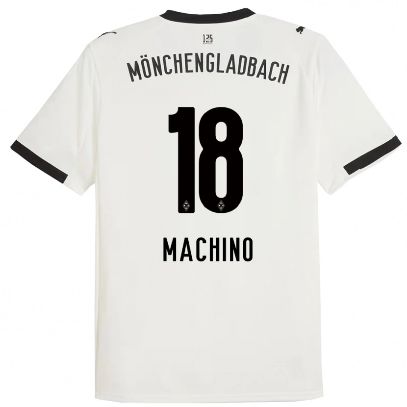 Danxen Homme Maillot Shuto Machino #18 Blanc Noir Tenues Domicile 2025/26 T-Shirt