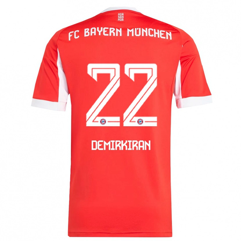 Danxen Homme Maillot Ediz Demirkiran #22 Blanc Rouge Tenues Domicile 2025/26 T-Shirt