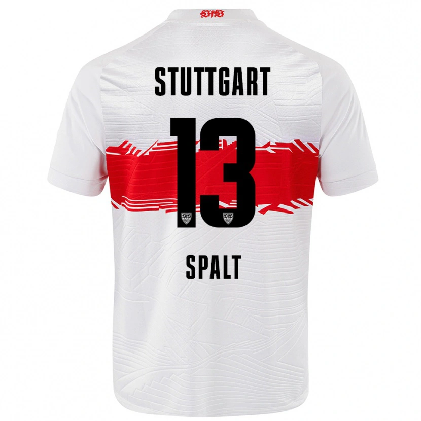 Danxen Homme Maillot Yanik Spalt #13 Blanc Rouge Tenues Domicile 2025/26 T-Shirt