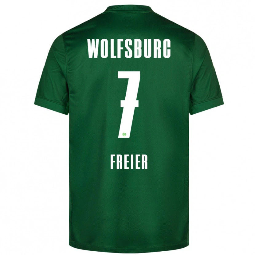 Danxen Homme Maillot Sharn Freier #7 Vert Blanc Tenues Domicile 2025/26 T-Shirt