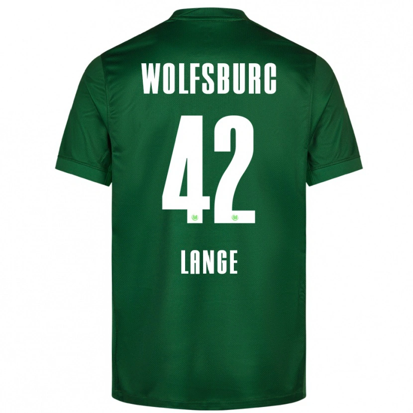 Danxen Homme Maillot Felix Lange #42 Vert Blanc Tenues Domicile 2025/26 T-Shirt