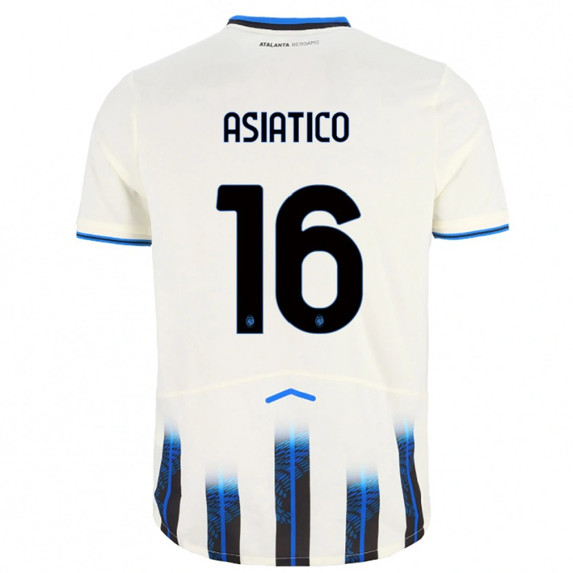 Danxen Homme Maillot Pietro Asiatico #16 Blanc Bleu Tenues Extérieur 2025/26 T-Shirt