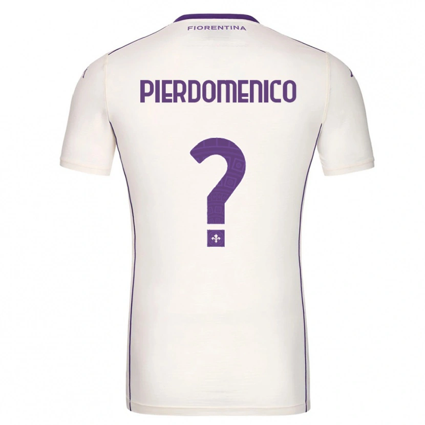 Danxen Homme Maillot Jacopo Di Pierdomenico #0 Blanc Violet Rouge Tenues Extérieur 2025/26 T-Shirt