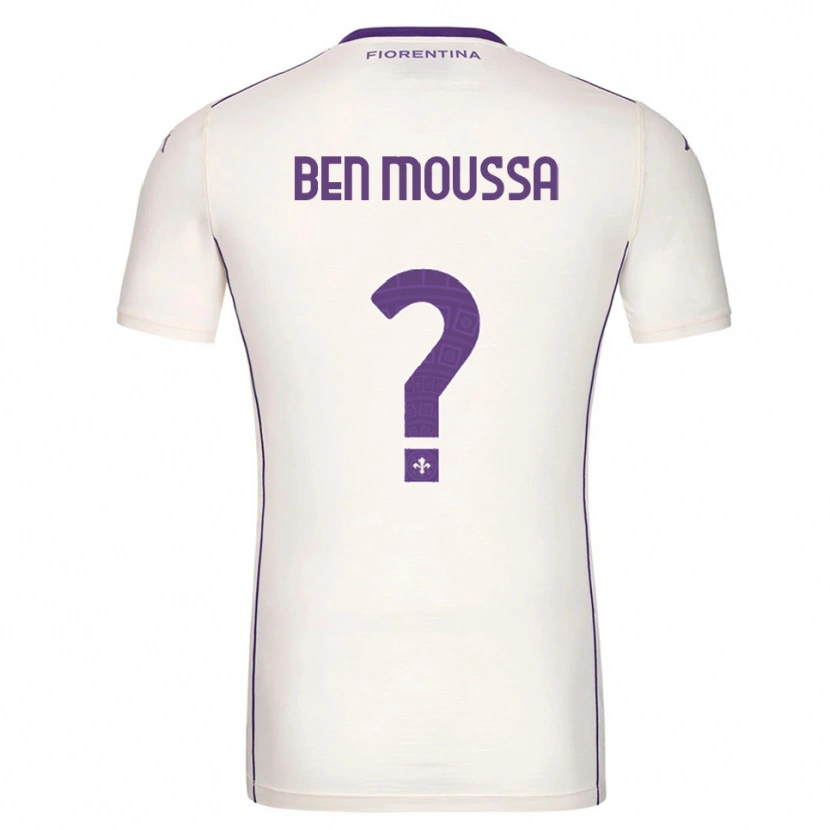 Danxen Homme Maillot Mehdi Ben Moussa #0 Blanc Violet Rouge Tenues Extérieur 2025/26 T-Shirt