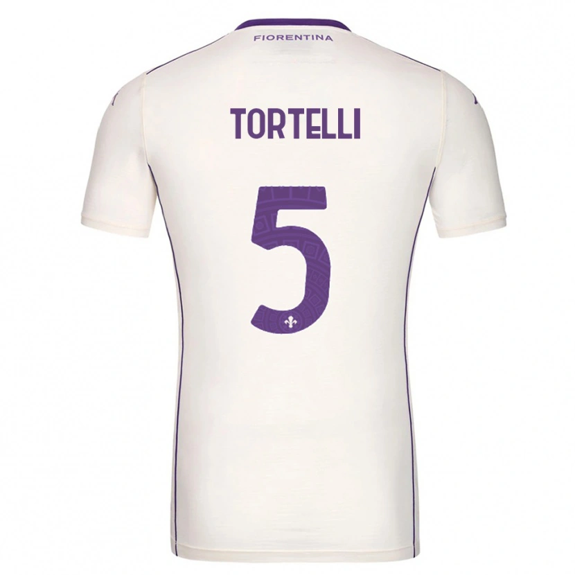 Danxen Homme Maillot Alice Tortelli #5 Blanc Violet Rouge Tenues Extérieur 2025/26 T-Shirt