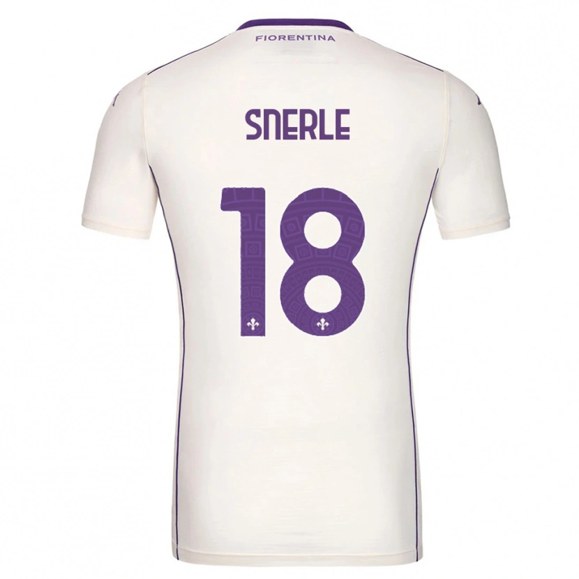 Danxen Homme Maillot Emma Strøm Snerle #18 Blanc Violet Rouge Tenues Extérieur 2025/26 T-Shirt