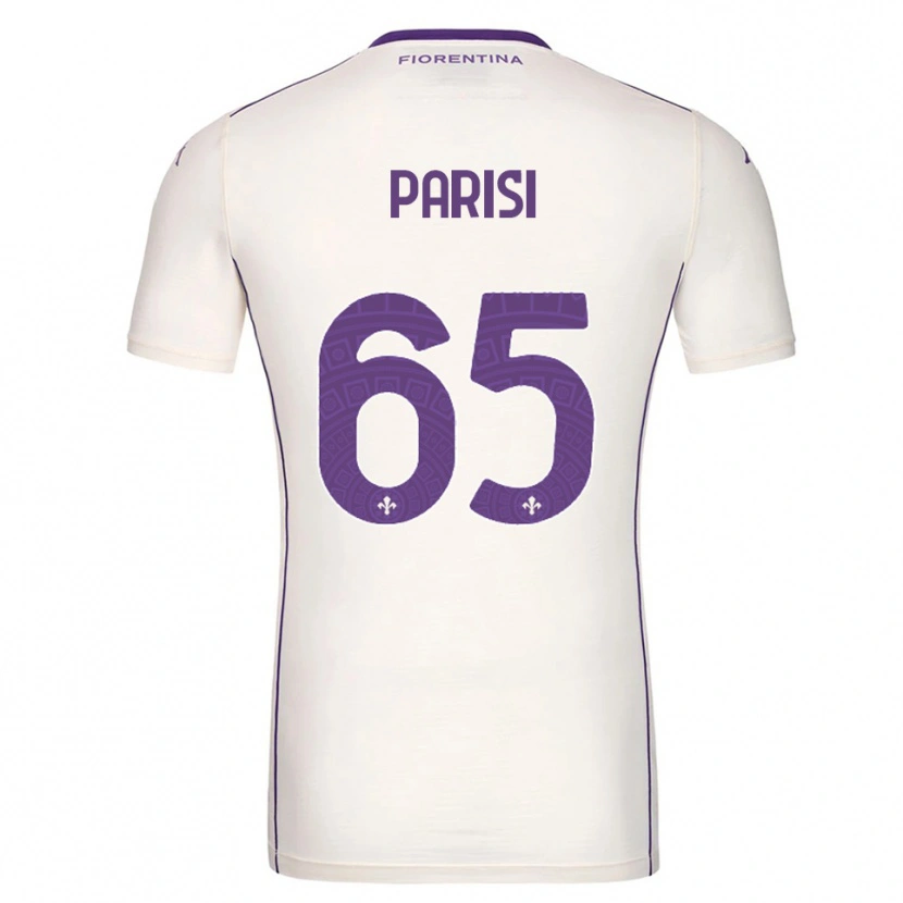 Danxen Homme Maillot Fabiano Parisi #65 Blanc Violet Rouge Tenues Extérieur 2025/26 T-Shirt