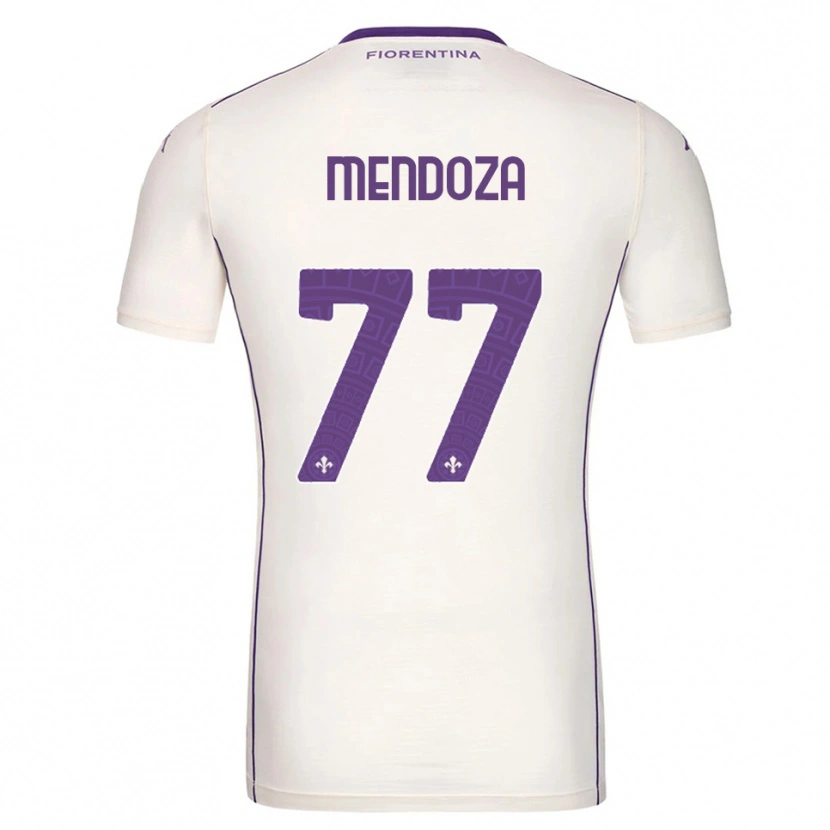Danxen Homme Maillot William Mendoza #77 Blanc Violet Rouge Tenues Extérieur 2025/26 T-Shirt