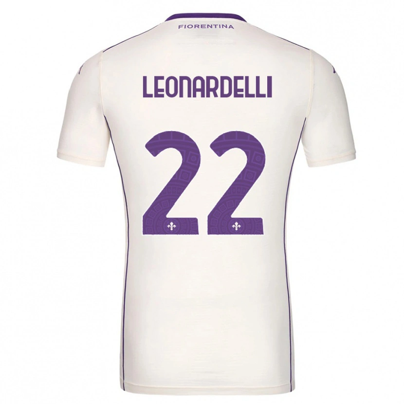 Danxen Homme Maillot Pietro Leonardelli #22 Blanc Violet Rouge Tenues Extérieur 2025/26 T-Shirt