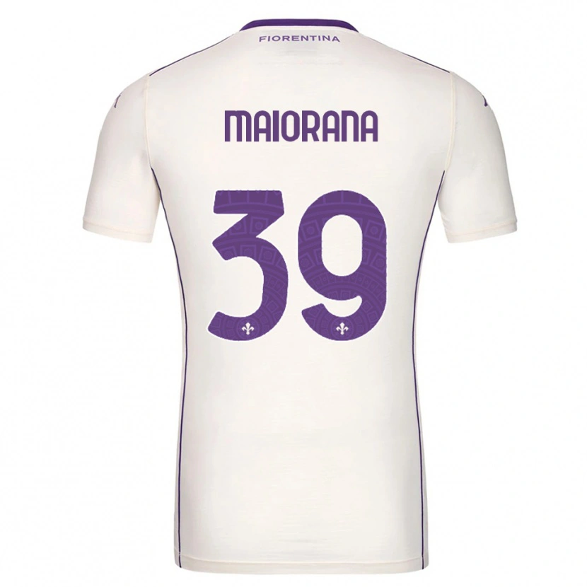 Danxen Homme Maillot Stefano Maiorana #39 Blanc Violet Rouge Tenues Extérieur 2025/26 T-Shirt