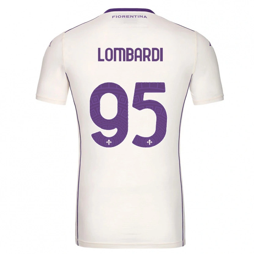 Danxen Homme Maillot Emma Lombardi #95 Blanc Violet Rouge Tenues Extérieur 2025/26 T-Shirt