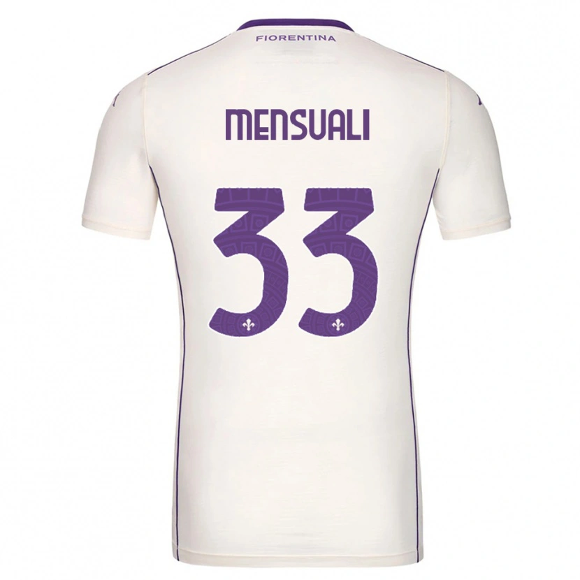 Danxen Homme Maillot Alice Mensuali #33 Blanc Violet Rouge Tenues Extérieur 2025/26 T-Shirt