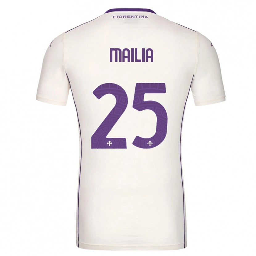 Danxen Homme Maillot Siria Mailia #25 Blanc Violet Rouge Tenues Extérieur 2025/26 T-Shirt