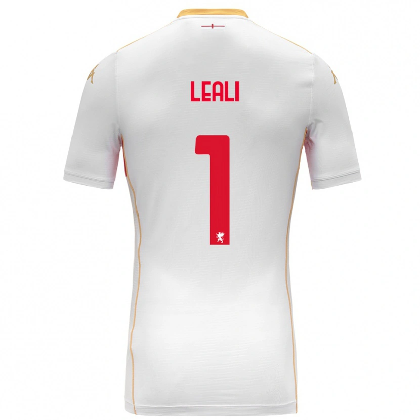 Danxen Homme Maillot Nicola Leali #1 Blanc Rouge Tenues Extérieur 2025/26 T-Shirt