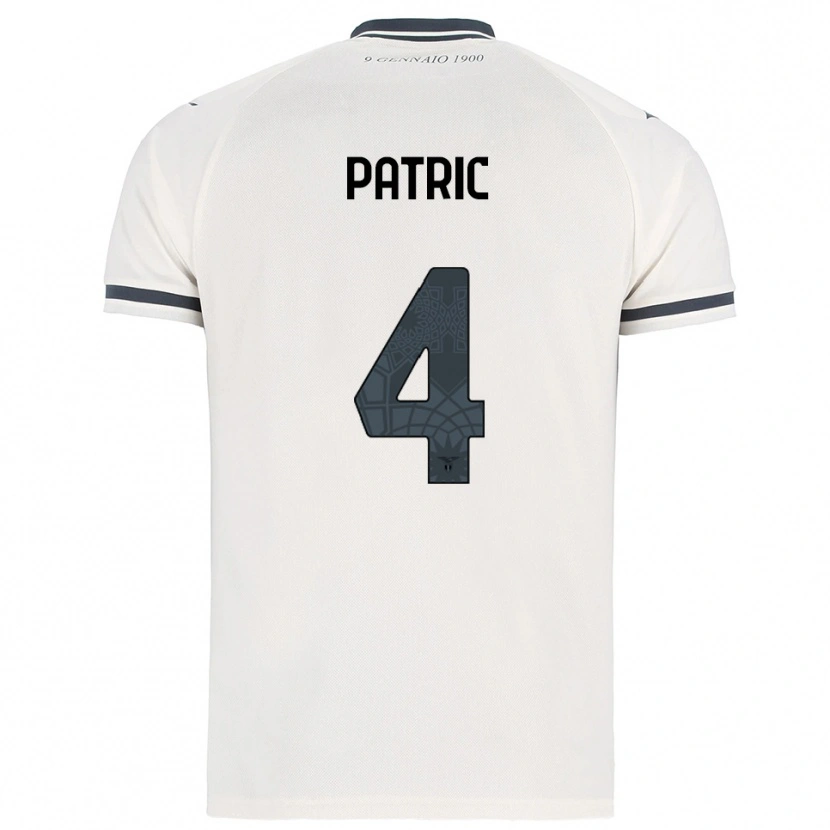 Danxen Homme Maillot Patric #4 Blanc Marine Tenues Extérieur 2025/26 T-Shirt