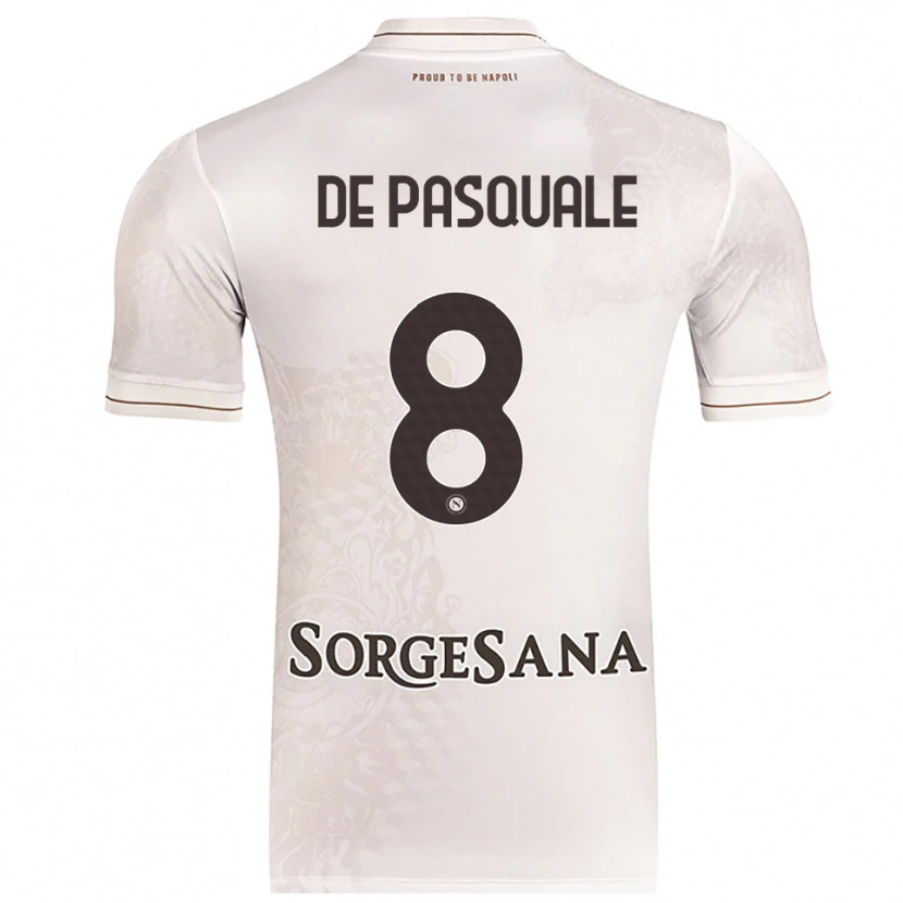 Danxen Homme Maillot Dylan De Pasquale #8 Champagne Marron Tenues Extérieur 2025/26 T-Shirt