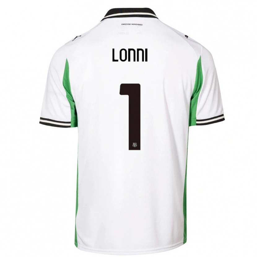 Danxen Homme Maillot Lia Lonni #1 Blanc Vert Noir Tenues Extérieur 2025/26 T-Shirt