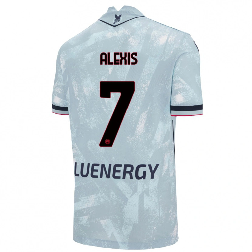 Danxen Homme Maillot Alexis Sánchez #7 Bleu Clair Noir Tenues Extérieur 2025/26 T-Shirt
