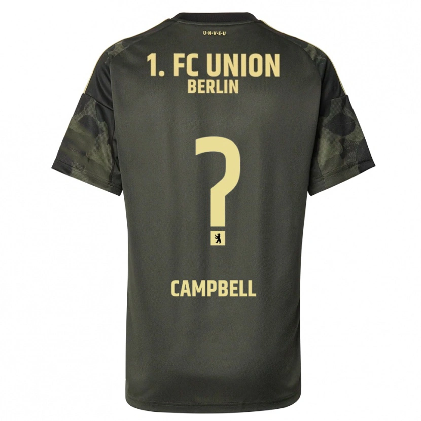 Danxen Homme Maillot Eileen Campbell #0 Vert Foncé Noir Tenues Extérieur 2025/26 T-Shirt