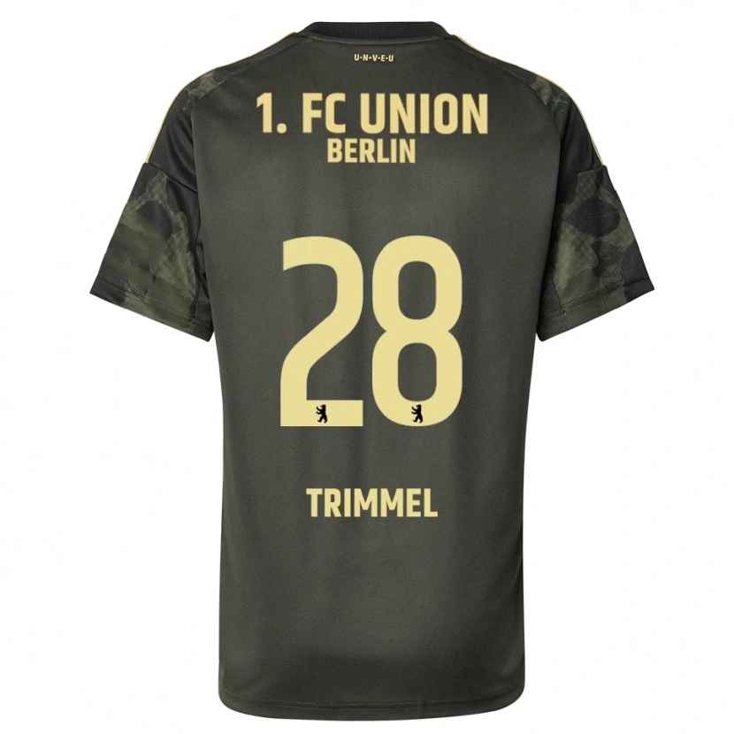 Danxen Homme Maillot Christopher Trimmel #28 Vert Foncé Noir Tenues Extérieur 2025/26 T-Shirt