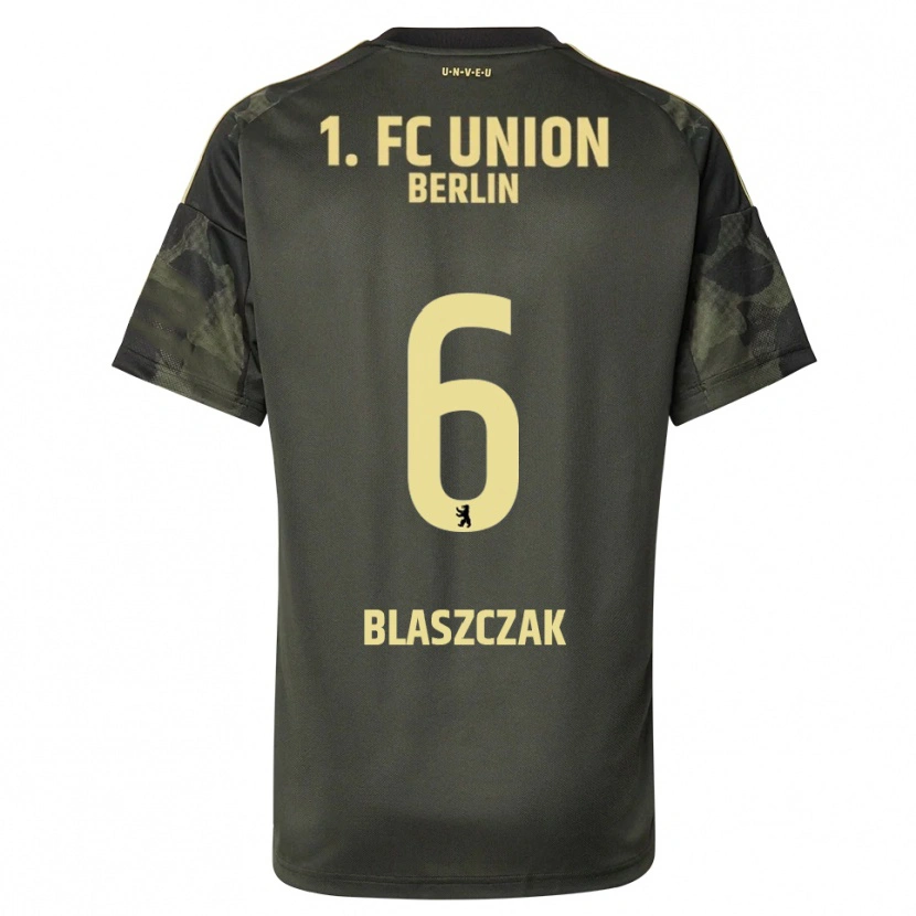 Danxen Homme Maillot Tim Blaszczak #6 Vert Foncé Noir Tenues Extérieur 2025/26 T-Shirt