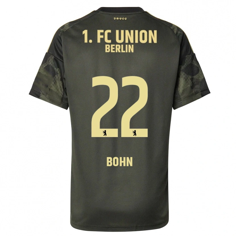 Danxen Homme Maillot Oskar Bohn #22 Vert Foncé Noir Tenues Extérieur 2025/26 T-Shirt