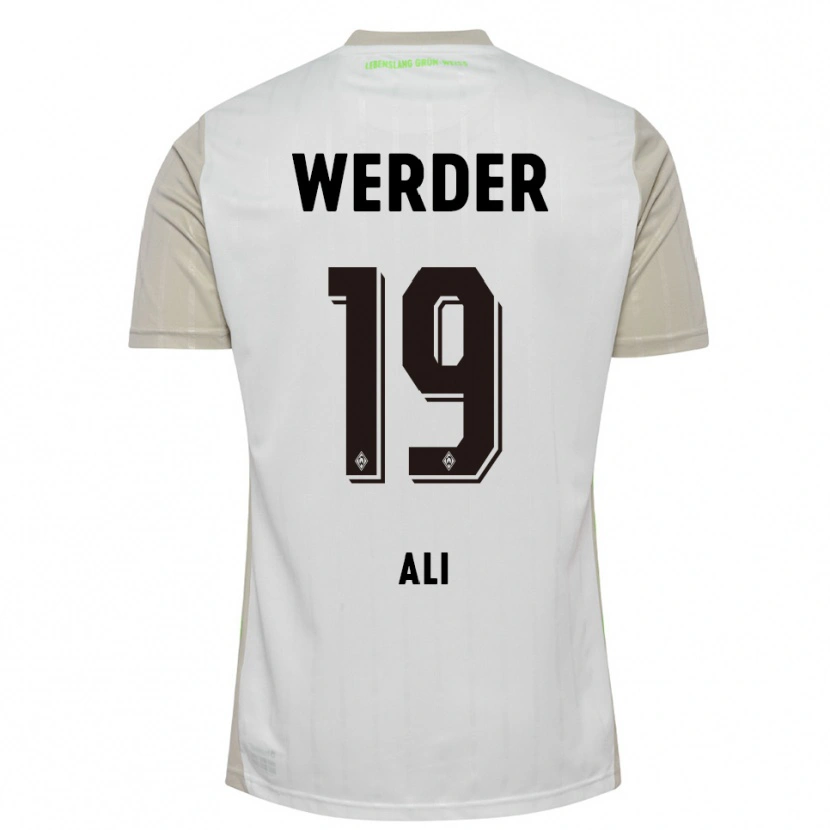 Danxen Homme Maillot Rok Ali #19 Blanc Noir Tenues Extérieur 2025/26 T-Shirt