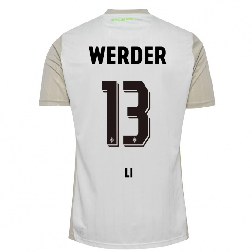 Danxen Homme Maillot Xiancheng Li #13 Blanc Noir Tenues Extérieur 2025/26 T-Shirt