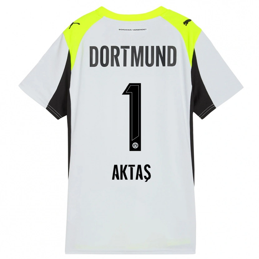 Danxen Homme Maillot Yılmaz Aktaş #1 Jaune Fluorescent Tenues Extérieur 2025/26 T-Shirt